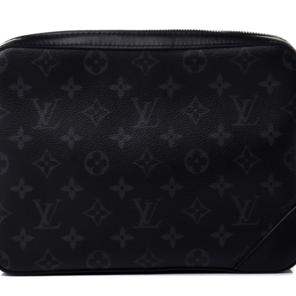 authentic LOUIS VUITTON Reverse Monogram Eclipse Trio Messenger Large Pochette - Picture 6 of 6